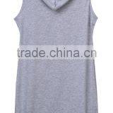 2016 Boho Sexy Women Sleeveless Hoodie Summer Beach Short Mini Dresss Causal Slim Dress WHolesale thumbnail-2
