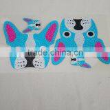 Lovely Cartoon Design Hologram Rhinestone Diamond Gem Crystal Sticker In Foot Grade thumbnail-5