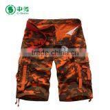 New Style European Fashion Summer 100% Cotton Baggy Camo Cargo Shorts for Men thumbnail-3