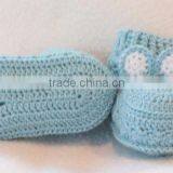 Blue Baby Romper Hand Crochet Knitwear thumbnail-6