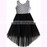 Girls Dress Sequin Mesh Party Wedding Princess Tulle Summer Dresses Girl Clothes thumbnail-1