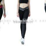 2017 Hot Sale China Women Custom Fashion Plain High Waist Skinny Yoga Leggings thumbnail-1
