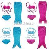 S64837A Children Swim Suit Wholesale Mermaid Tail Swimwear thumbnail-1