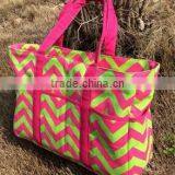 Chevron Diaper Bag Zig Zag Diaper Bag Chevron Nappy Bag Chevron Tote Bag thumbnail-4