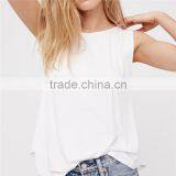 Hot Sale Stylish Sleeveless Soft Back Neck Blouse Designs Photos thumbnail-5
