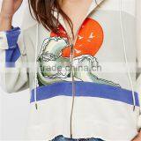 2017 Women Relaxed Cotton Comfort Colors Coat With Side Pockets thumbnail-4