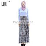 Modest Muslim Islamic Clothing Long Sleeve Hijab Dresses for Women thumbnail-1
