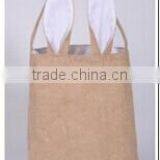 2016 New Arrival Fashion Easter Burlap Bunny Basket Easter Bucket Easter Basket Full Stock thumbnail-3