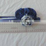 Boutique Stretch Hairbands for Baby Girls Cheap Remake Elastic Sport Stripe Headbands for Children Flower Hairwear thumbnail-1