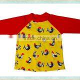 Children's Boutique Clothes Long Sleeve Cock Print Girls Fall Wear Casual Hot Style thumbnail-1