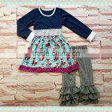 Factory Hot Sale Girl's Summer the Fox Cartoon Design Baby Clothing thumbnail-1