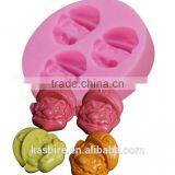 High Quantity Eco-friendly Safty Super Marie Shape Silicone Chocolate Mould,soap Mold,diy Cake Mould thumbnail-1
