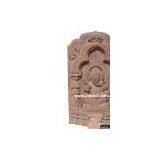 Hand Carved Pink Stone Made Lord Ganesha India Carving thumbnail-1