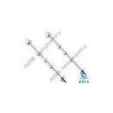 Cone 316L Stainless Steel Industrial Barbell Jewelry / Ear Piercing Jewelry For Engagement thumbnail-1