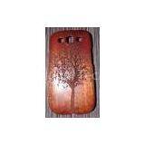 Customized Samsung Galaxy S3 Sapelli Wood Cover With Engraved Pattern thumbnail-1