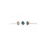 Crystal Bridal Jewellery Hair Accessories Pins With Antique Gold Plating for Women