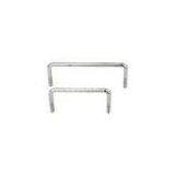 U Shaped Arc Stainless Steel Furniture Handles , Brushed Nickel Cabinet Pulls thumbnail-1