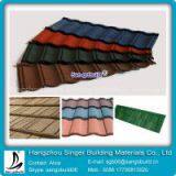 Coloful Sand Stone Coated Roof Tile/Aluminum Zinc Roofing Shingle/Classical Coated Steel Roof thumbnail-2