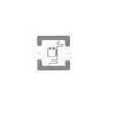 Copper UHF Inlay ALN 9634 Dry Inlay / Wet Inlay for Fashion,Rag Trade thumbnail-1