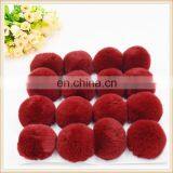 Hot Selling in Europe Genuine Rabbit Real Fur Pom Pom