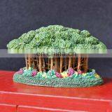 Lovely Resin Mini Forest Sculpture Model for Sale