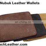 Cow Nubuk Leather Wallets