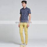 T-MSS539 Wholesale Cheap Man Casual Short Sleeve Polka Dot Shirts thumbnail-2