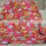 Buy Exclusive Designer Floral & Fruit Tropical Kantha Quilts With 2 Cushions thumbnail-1