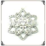 Zinc Alloy Rhinestone Snowflake Ornament Metal Christmas Decoration for Sale thumbnail-1