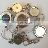 Silver Color Heavy Duty Metal Badge Reel With Steel Cord thumbnail-1