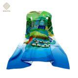 No MOQ 90X90cm Own Design Digital Printing Polyester Neckerchief Silk Feel Square Women Scarf thumbnail-1