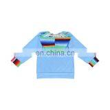 Baby Girls Long Sleeve Serape Hoodie Tops and Pants Outfit With Pocket Clothing Set Factory Direct Sale thumbnail-4