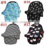 Hot Selling Printed Shopping Cart Car Seat Canopy Multi Use Breastfeeding Cover up Stroller Car Seat Baby Nursing Cover thumbnail-6
