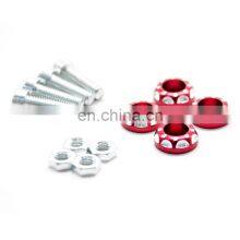 Custom6mm Aluminum Alloy Decorative License Plate Bolt Screw Gasket thumbnail-5