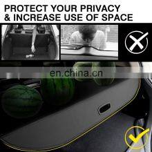 Waterproof Rear Trunk Security Shielding Shade Retractable Cargo Cover For Subaru Crosstrek 2021 Accessories thumbnail-2