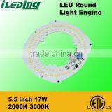 DLC ETL Listed 5.5inch 17W 2000K 3000K Round LED Light Engine thumbnail-1