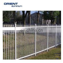 New Design Spear Top Fencing Hot Sale tubular steel fence/swimming pool fence/aluminium palisade fence