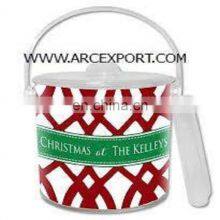 Colors Enamel Wine Buckets Christmas