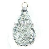 Latest 1 Ring Iron Mesh Charms Jewelry Findings Iron Pendants thumbnail-1