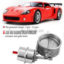 Stainless Steel 2.5 Inch Exhaust Control Valve Actuator Closed Style Vacuum Activated Exhaust Cutout 63mm thumbnail-4