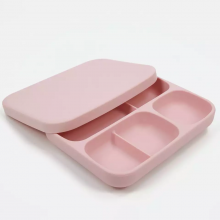 Silicone Baby Feeding Set Baby Feeding Plate Silicone Tableware Plate for Kids Toddlers Suction Silicone Dinner Plate thumbnail-4