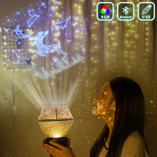 Aurora Projector Baby Star Night Light With Remote Control Laser Starry Star Galaxxy Projector