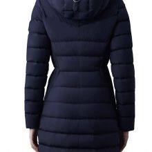 2023 NEW CUSTOM WOMEN BELTED WINTER PARKA OVERCOATS PLUS SIZE WOMEN DOWN PADDED PUFFER JACKETS thumbnail-3