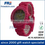 2014 red plastic watch ABS watches wholesale