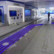 Customized Waterproof Led Long Strip Floor Tile Lights for Outdoor Squares, Embedded U-shaped Stainless Steel Buried Light Strips thumbnail-5