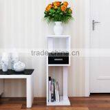 Wholesale Solid Wood Flower Balcony /pine Wood Display Shelf