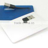 Hot Seller / Full Color Print Credit Card Shape USB Flash Drive / CE Rohs FCC Approved / 2G 4G 8G 16G 32G