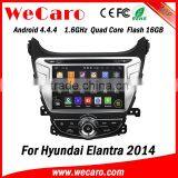 Wecaro WC-HE8054 Android 4.4.4 Car Dvd Player Quad Core Double Din Car Stereo for Hyundai Elantra Audio System tv Tuner 2014 thumbnail-1