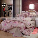 Spring Beautiful Flower Printed 4 Pieces Bedding Sets thumbnail-5