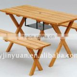 Outdoor wood Rectangular table